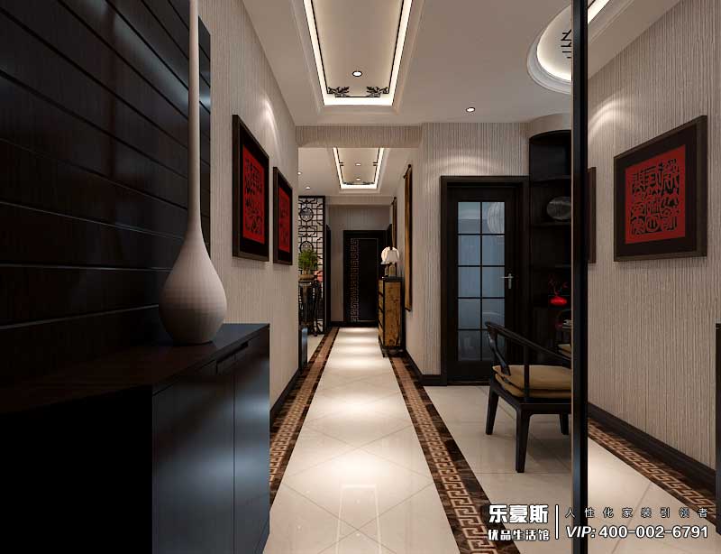 阿爾卡地亞榮盛城現(xiàn)代中式風格裝修效果圖