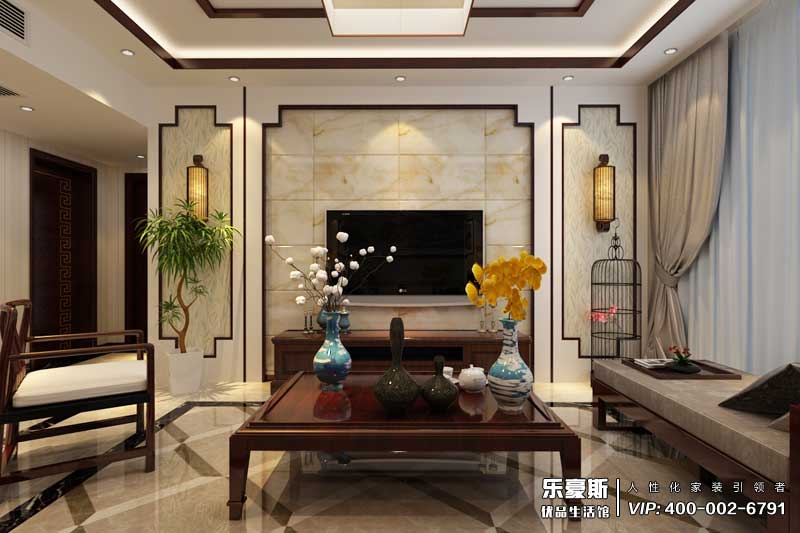 匯君城新中式風(fēng)格裝修效果圖