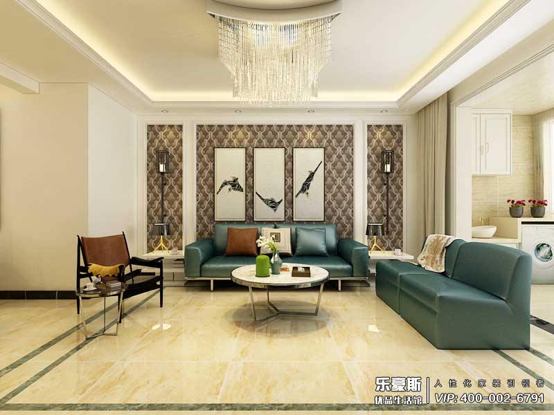 樂(lè)嘉名苑227平米躍層裝修效果圖