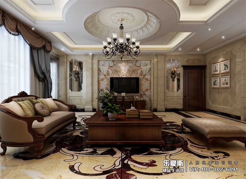 天山九峯175平米港式風(fēng)格裝修效果圖