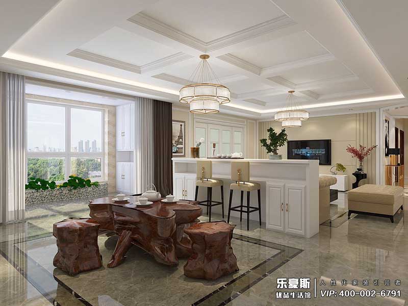 想象國際四室兩廳裝修效果圖