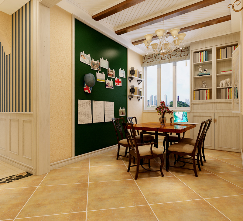 上東區(qū)98平米兩室一廳田園風(fēng)格