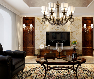 上東紅郡170平米三室兩廳兩衛(wèi)美式風(fēng)格