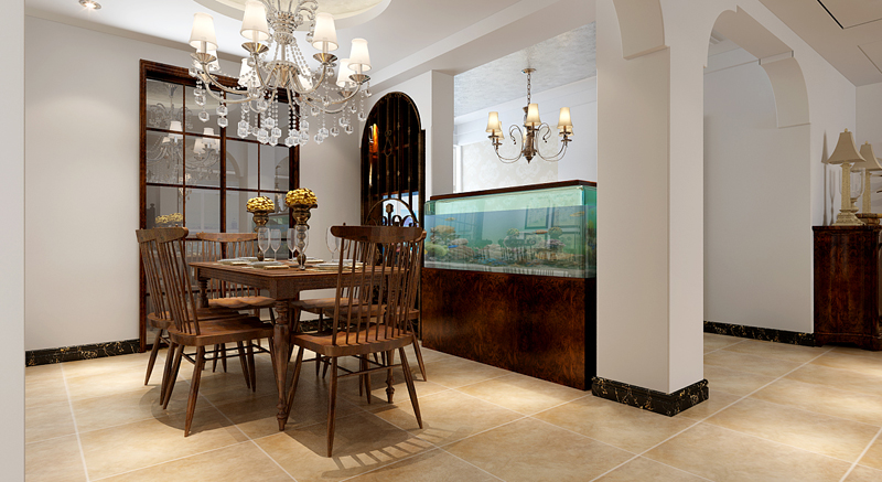 上東紅郡170平米三室兩廳兩衛(wèi)美式風(fēng)格 上東紅郡170平米三室兩廳兩衛(wèi)美式風(fēng)格