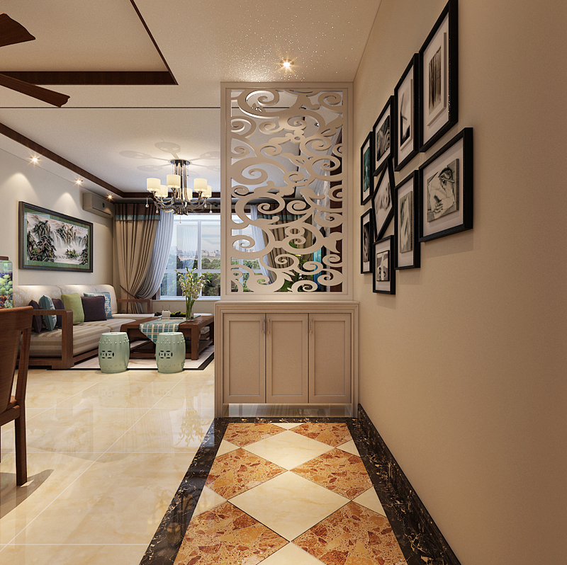 瀚唐136㎡四室兩廳簡(jiǎn)中式 瀚唐136㎡四室兩廳簡(jiǎn)中式