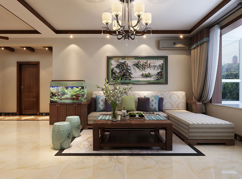 瀚唐136㎡四室兩廳簡(jiǎn)中式 瀚唐136㎡四室兩廳簡(jiǎn)中式