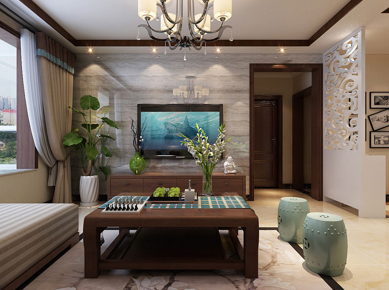 瀚唐136㎡四室兩廳簡(jiǎn)中式 瀚唐136㎡四室兩廳簡(jiǎn)中式