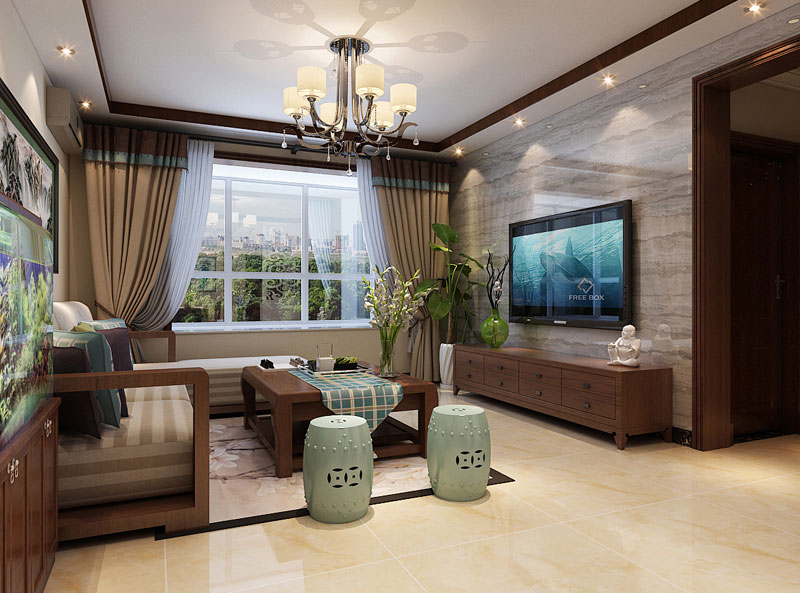 瀚唐136㎡四室兩廳簡(jiǎn)中式 瀚唐136㎡四室兩廳簡(jiǎn)中式