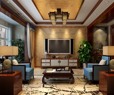 禮居洋墅300㎡別墅中式風(fēng)格