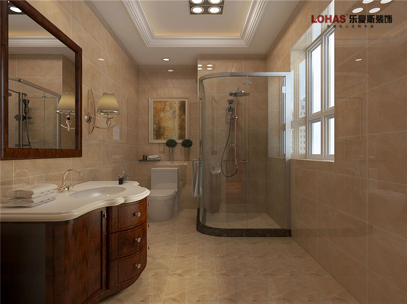 陽(yáng)光東尚400平米美式裝修