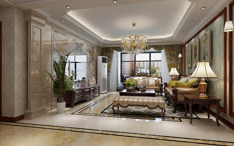 奧北公園180平米歐式風(fēng)格