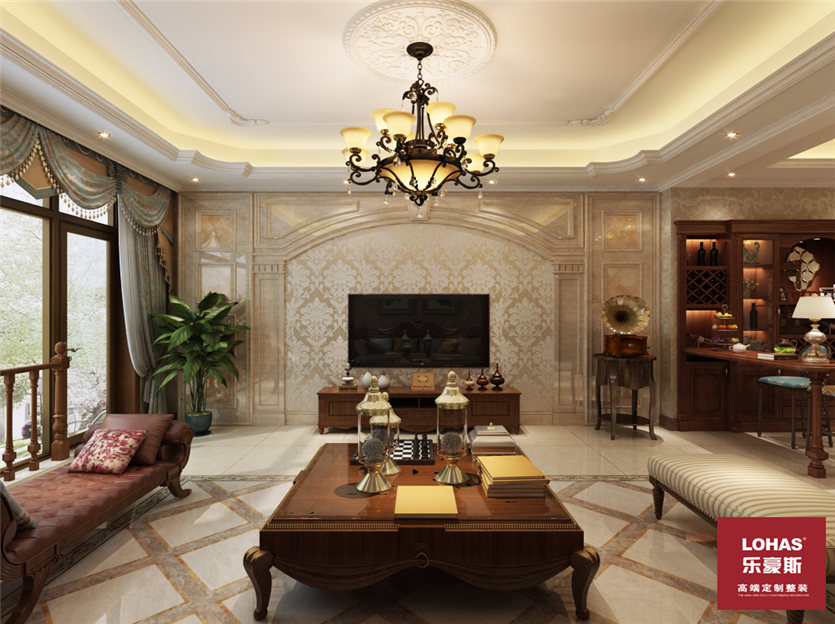 秦皇半島200平米別墅裝修效果圖