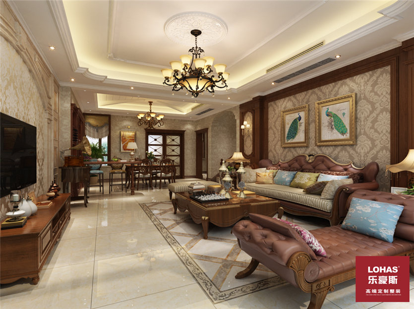 秦皇半島200平米別墅裝修效果圖