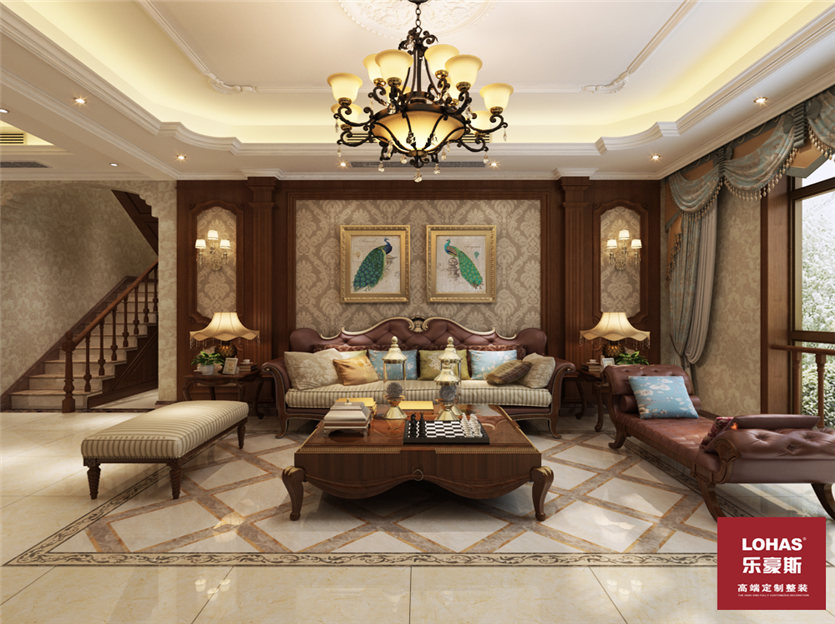 秦皇半島200平米別墅裝修效果圖