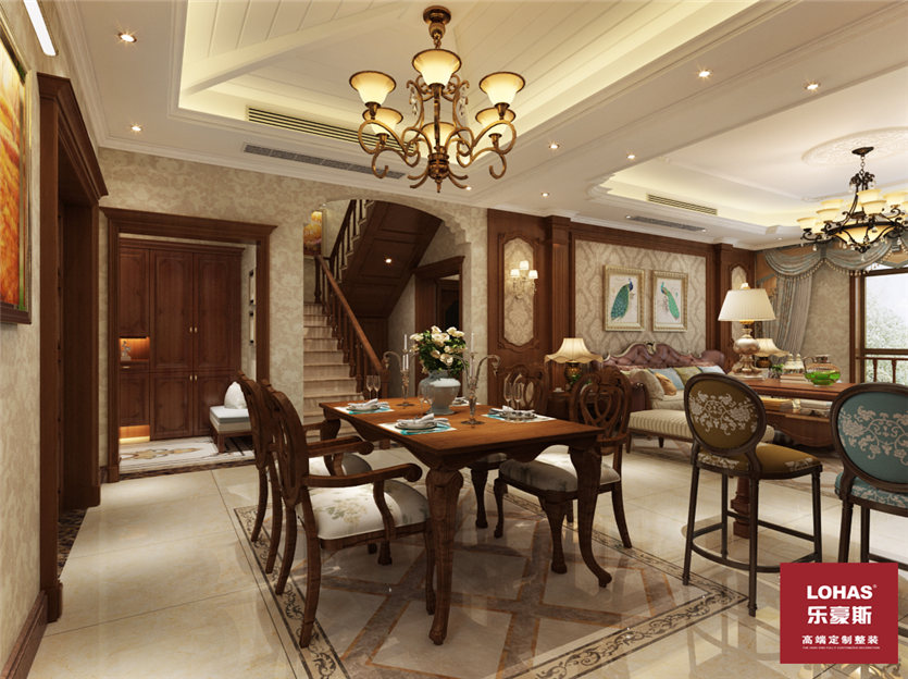 秦皇半島200平米別墅裝修效果圖