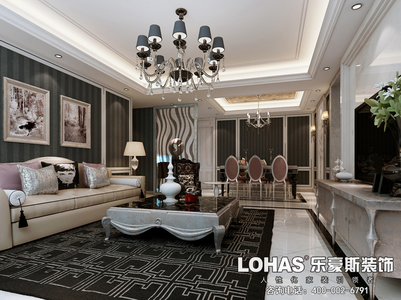 眾美廊橋四季/120平米?現(xiàn)代后奢