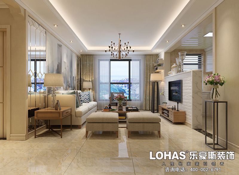 上和原著110二室一廳一衛(wèi)簡約風(fēng)格