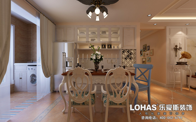 東勝紫御府三室兩廳裝修效果圖