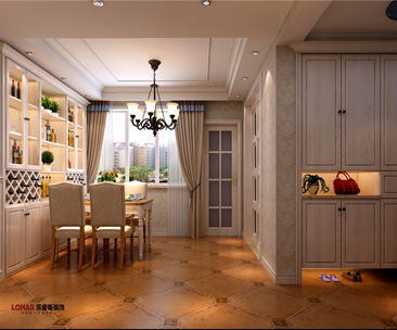 歐景園150平三室兩廳美式風(fēng)格裝修效果圖