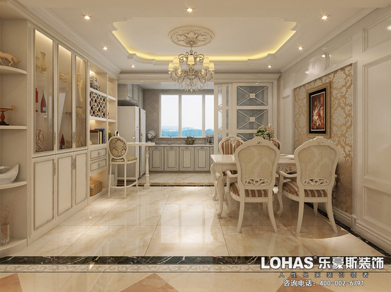 紅星國際137平米歐式效果圖