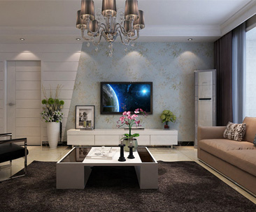 海棠灣129平三室兩廳現(xiàn)代風(fēng)格裝修效果圖