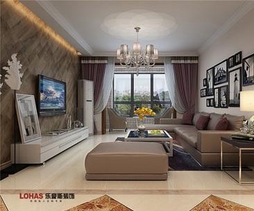 長九中心127平簡約風格裝修效果圖