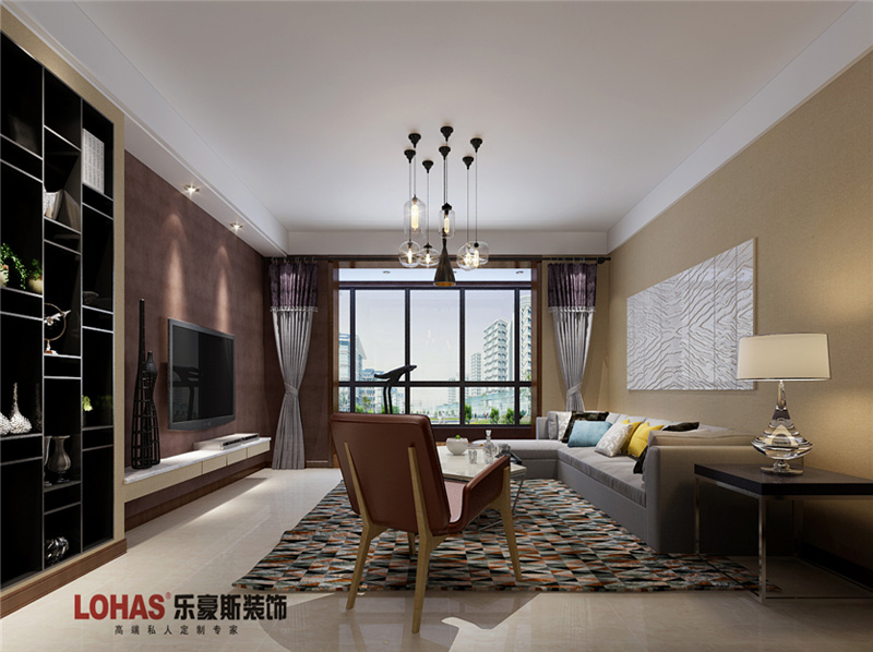 雅清苑180平美式風格裝修效果圖