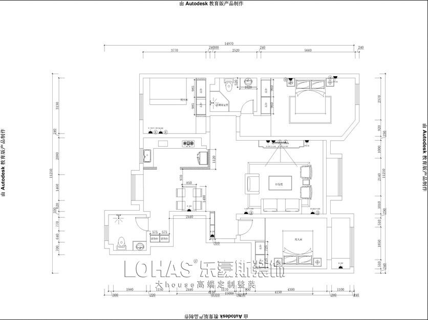 雍和慢城155平新中式