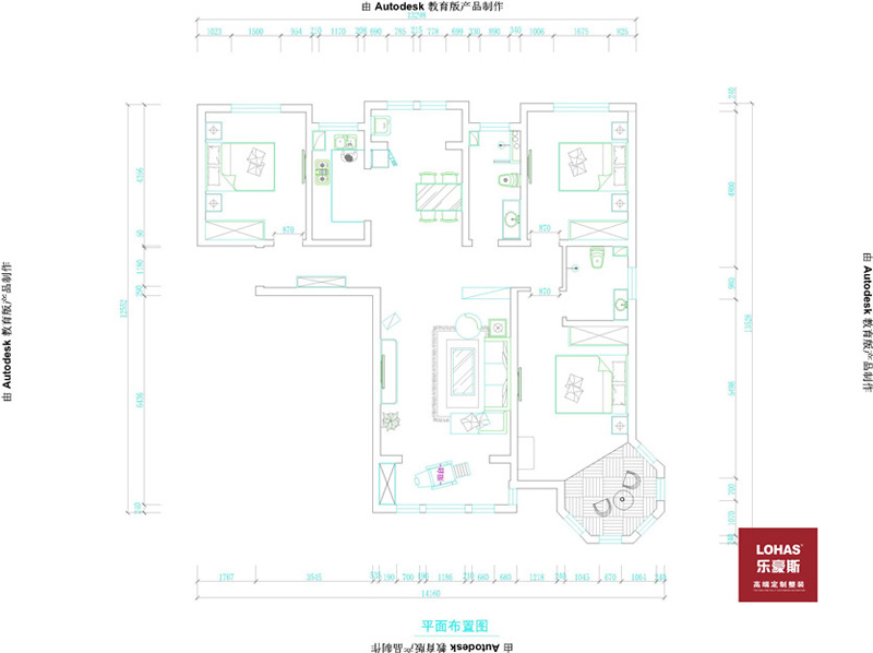 海棠灣/138平/簡歐