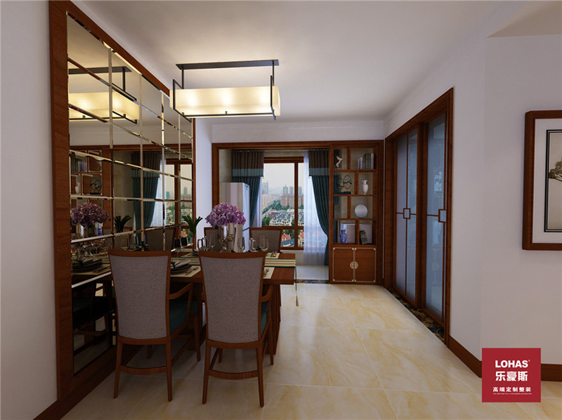 保利花園123平現(xiàn)代中式