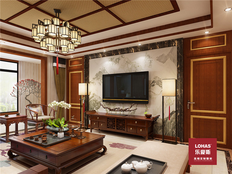 瀚唐200平中式裝修