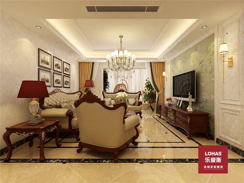 星河盛世138平美式裝修