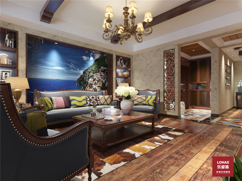 鹿錦苑美式裝修效果圖