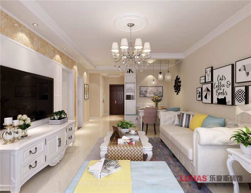 盛世長安88平簡歐風(fēng)格