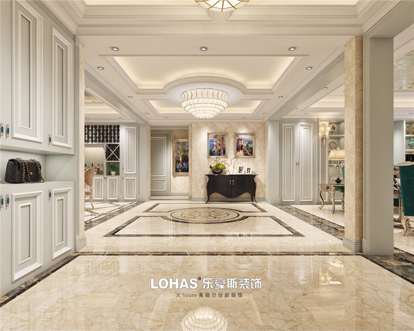 建投十號(hào)院300平歐式效果圖