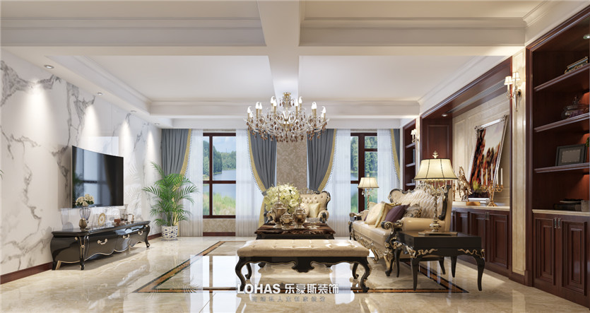 春江花月300平歐式效果圖