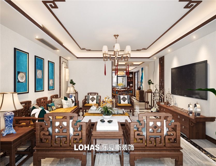 陽光水岸/139㎡/新中式