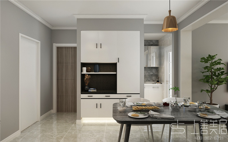 鐵路宿舍60平現代簡約風格裝修效果圖