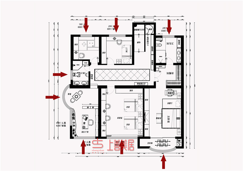 卓達玫瑰園400㎡中式