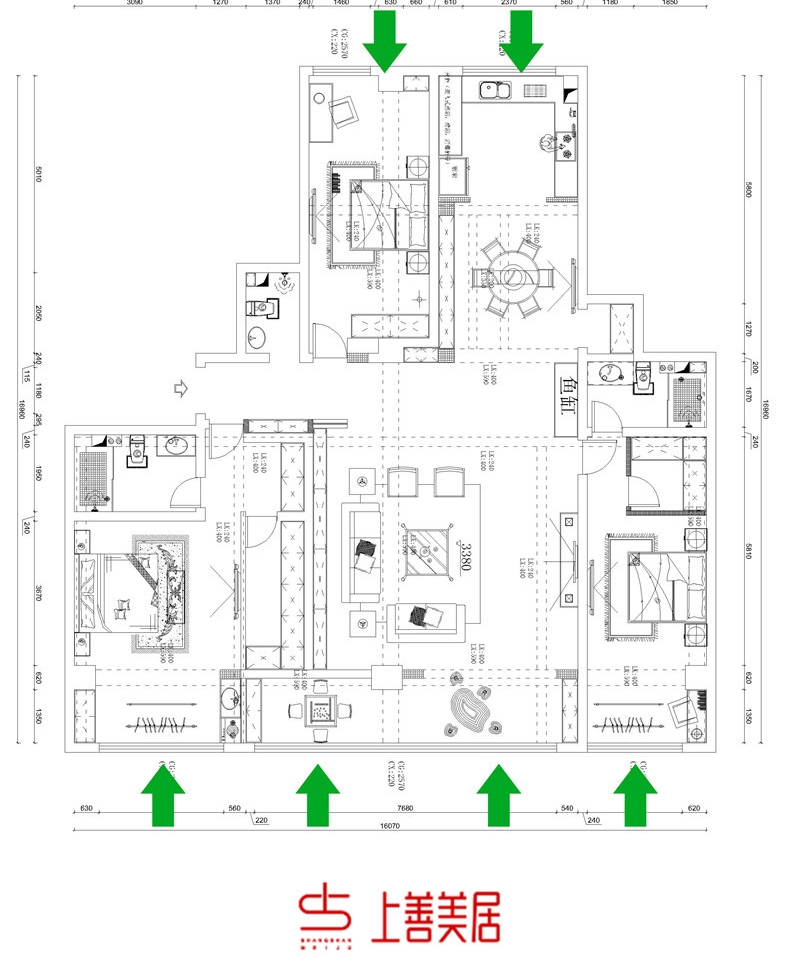 奧體圖紙通風(fēng)采光圖
