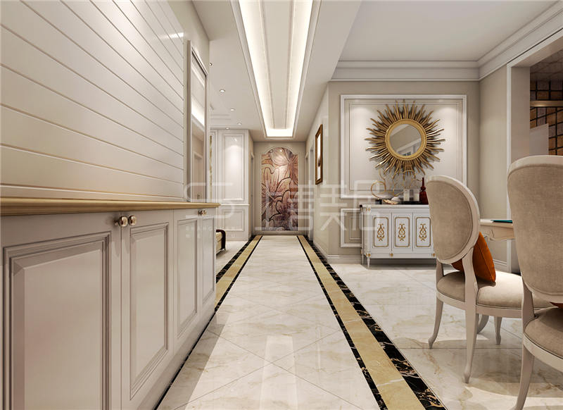 純棉時(shí)代130平簡(jiǎn)歐