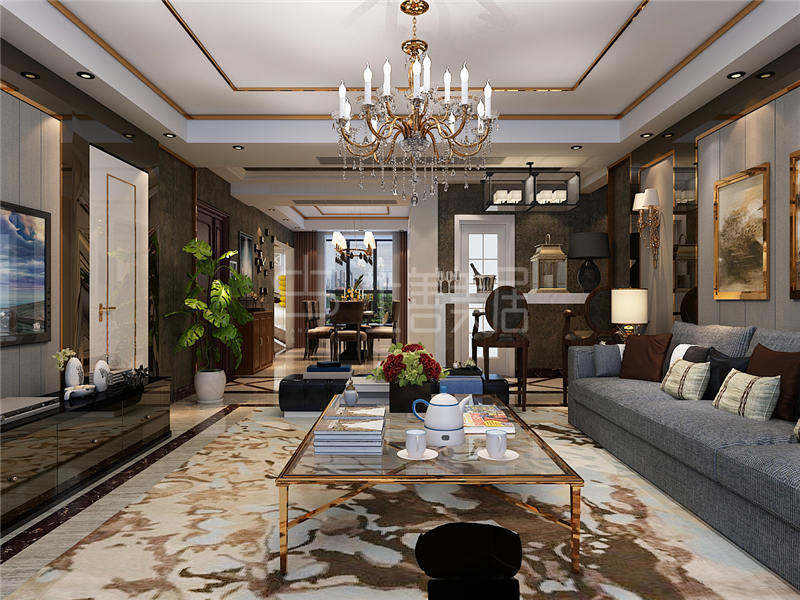 嘉苑小區(qū)/180平/后奢風(fēng)