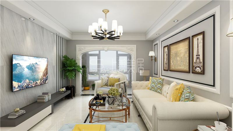 奧北公元/135平/簡(jiǎn)歐混搭