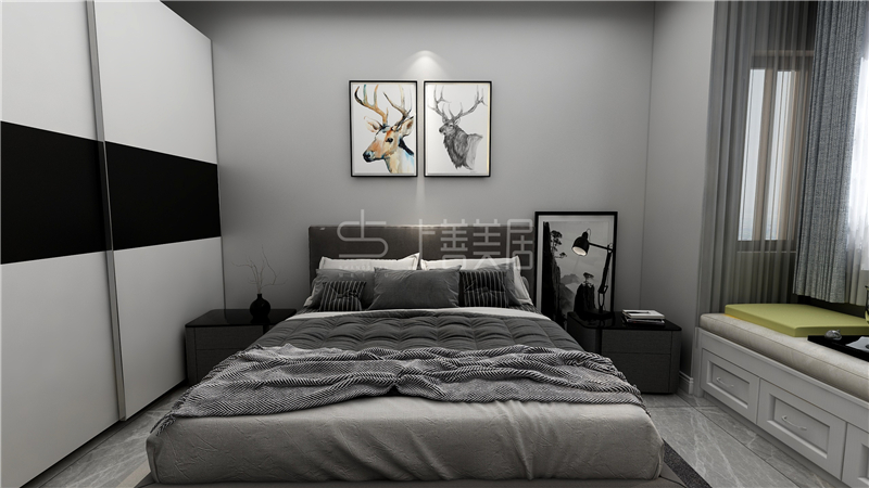 天悅城90平現(xiàn)代簡(jiǎn)約