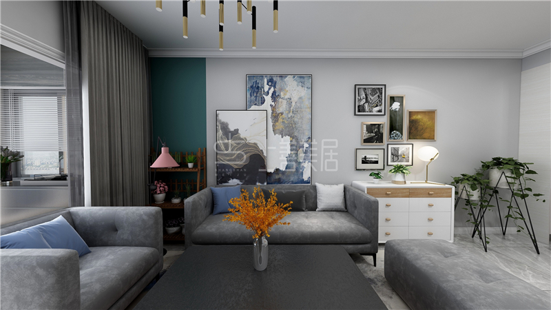 天悅城90平現(xiàn)代簡(jiǎn)約