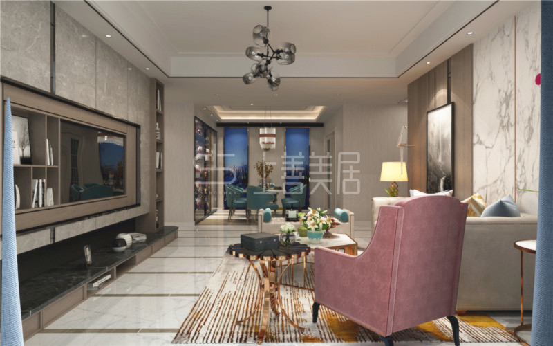 盛邦大都會(huì)/139平/現(xiàn)代簡(jiǎn)約