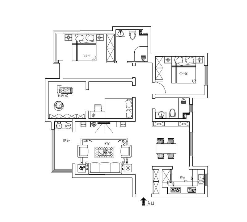 天河悅城/138平/現(xiàn)代風(fēng)格