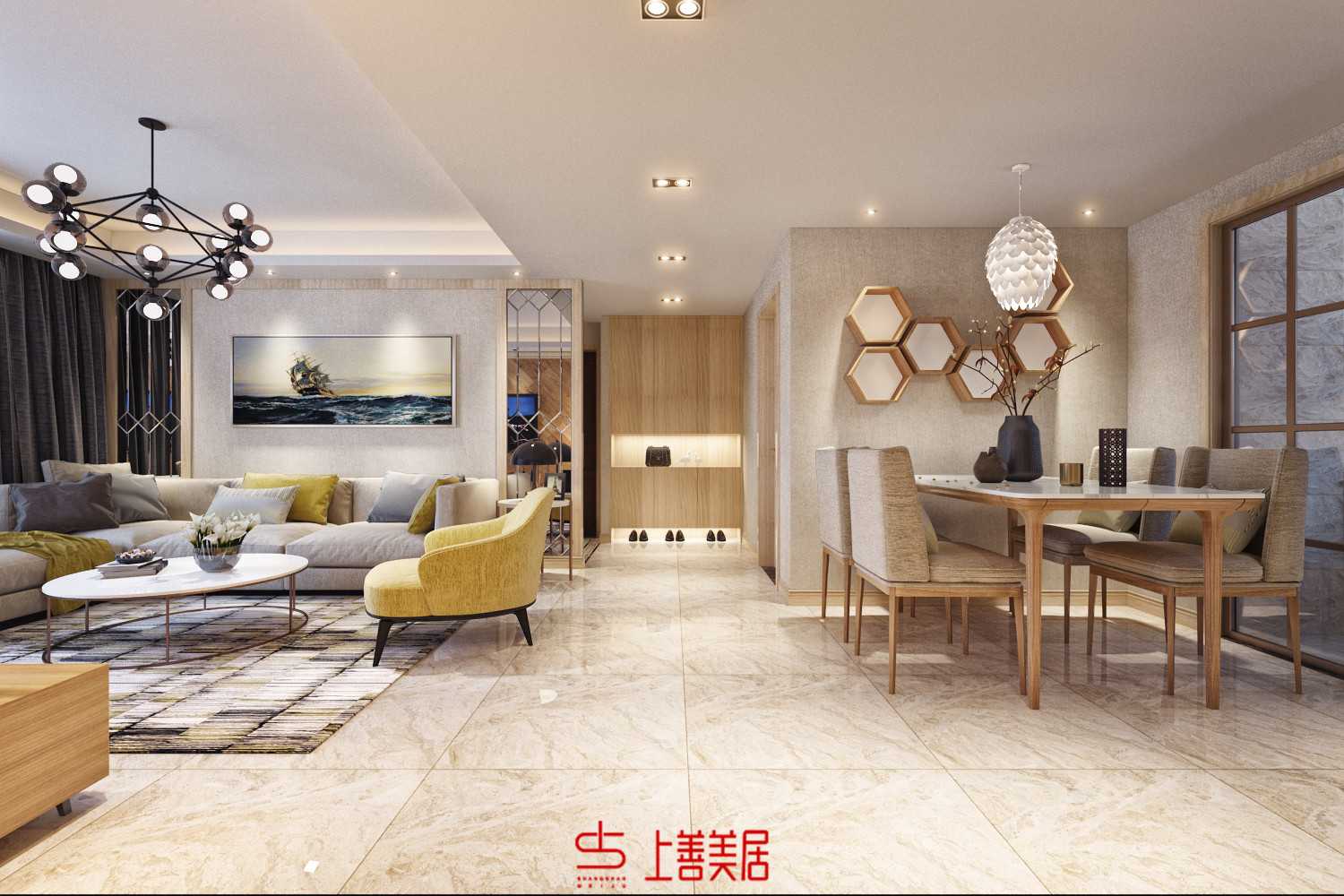 龍溪城117平現(xiàn)代簡(jiǎn)約