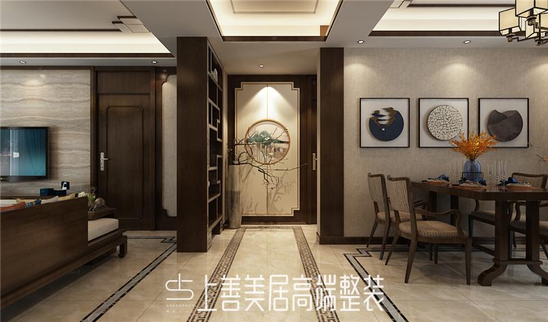 健康城140㎡簡(jiǎn)中裝修效果圖