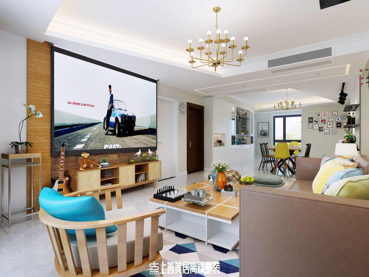 保利西悅春天130平裝修效果圖